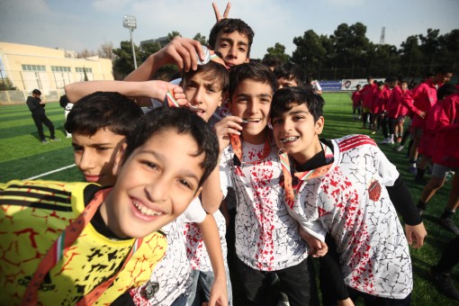 مراسم قهرمانی " لیگ های برتر و دسته اول نونهالان حوزه شمال غرب تهران "