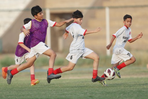 جلسه تمرینی مدرسه فوتبال پرسپولیس نوین