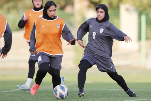 تمرین تیم ملی نوجوانان بانوان