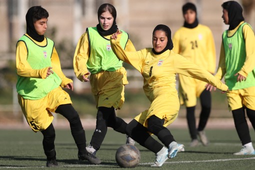 تمرین تیم ملی زیر ۱۸ سال بانوان