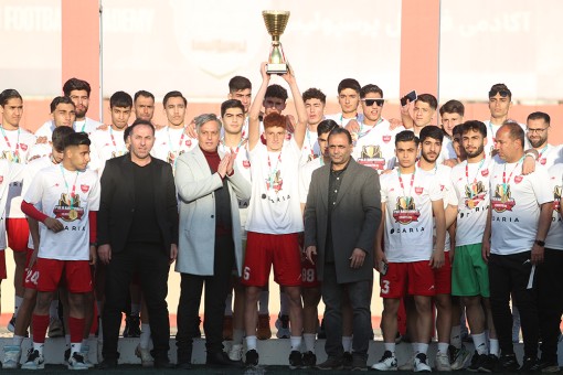 جشن قهرمانی تیم فوتبال نوجوانان پرسپولیس