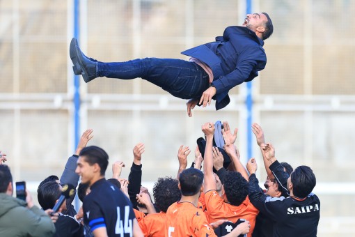 جشن قهرمانی تیم فوتبال امید سایپا