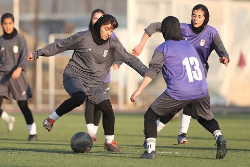 تمرین تیم ملی نوجوانان بانوان