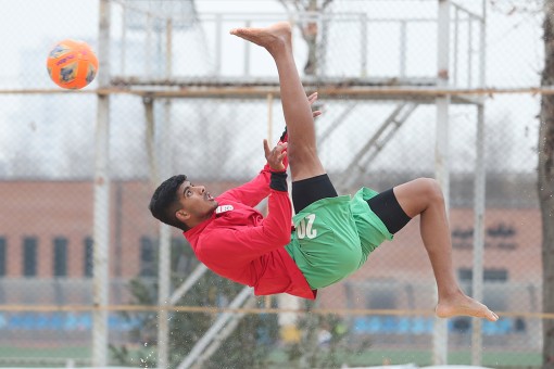 تمرین تیم ملی فوتبال ساحلی