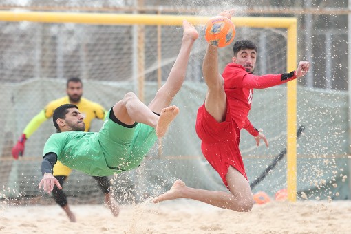 تمرین تیم ملی فوتبال ساحلی