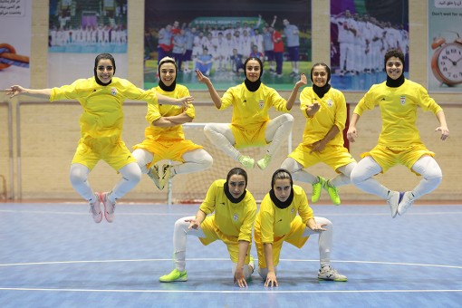 تمرین تیم ملی فوتسال بانوان