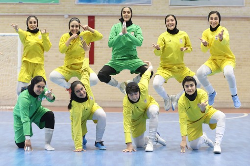 تمرین تیم ملی فوتسال جوانان بانوان
