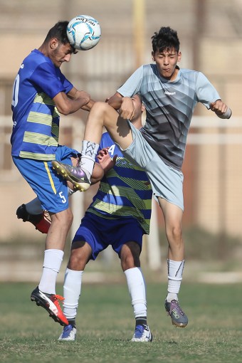 تمرین تیم فوتبال امید متین اهواز