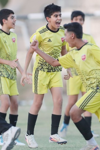 جلسه تمرینی مدرسه فوتبال پرسپولیس نوین
