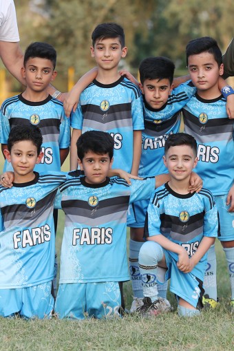 جلسه تمرینی مدرسه فوتبال فریس