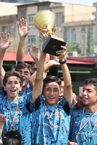 مراسم قهرمانی لیگ های برتر نوجوانان و امید حوزه شمیرانات تهران