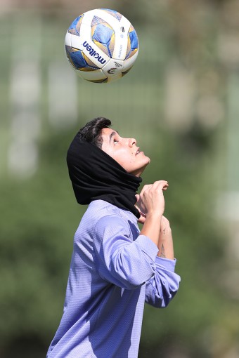 تمرین تیم ملی فوتبال بانوان