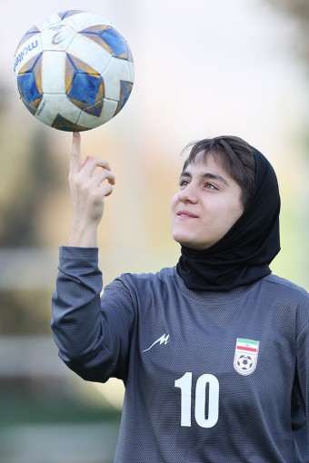 تمرین تیم ملی نوجوانان بانوان