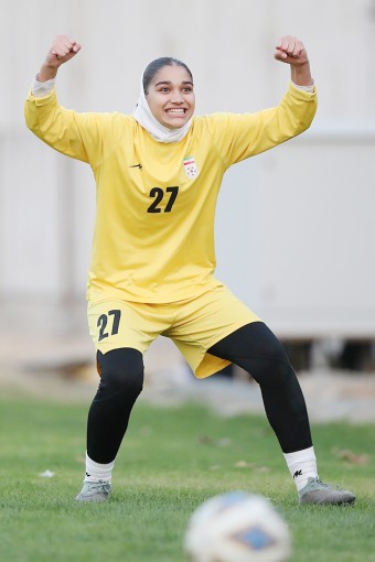 تمرین تیم ملی نوجوانان بانوان