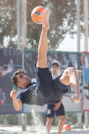 تمرین تیم ملی فوتبال ساحلی