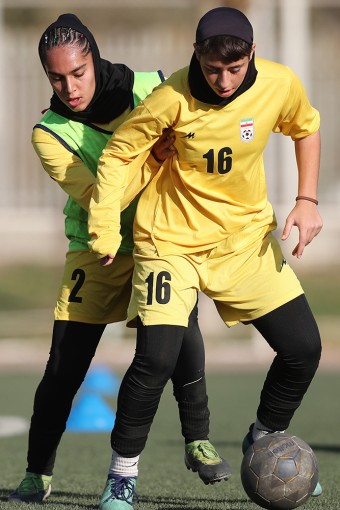 تمرین تیم ملی زیر ۱۸ سال بانوان