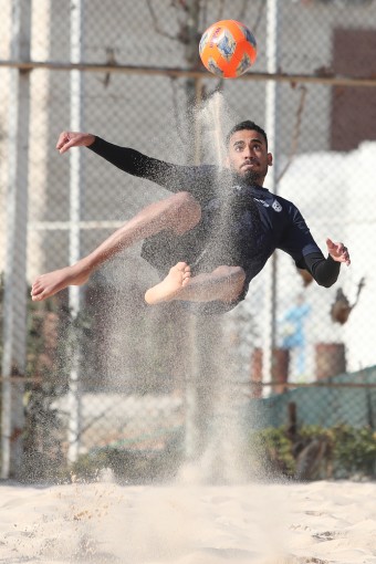 تمرین تیم ملی فوتبال ساحلی