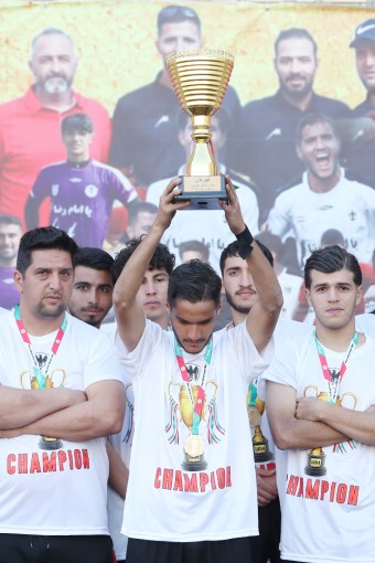 جشن قهرمانی تیم فوتبال جوانان شاهین