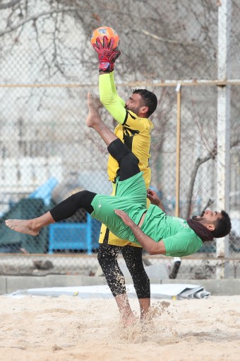 تمرین تیم ملی فوتبال ساحلی